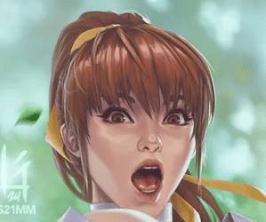Kasumi Surprised (Double-sided Print) | GRIMM
